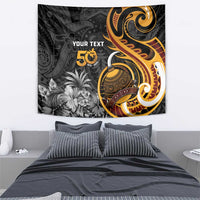 Personalised Papua New Guinea Tapestry Happy Independence Day LT05 - Polynesian Pride