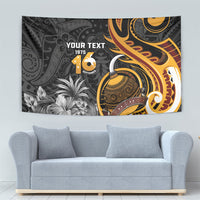 Personalised Papua New Guinea Tapestry Happy Independence Day LT05 - Polynesian Pride