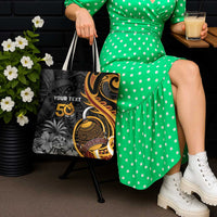 Papua New Guinea Tote Bag Happy 50th Independence Anniversary - Polynesian Pride