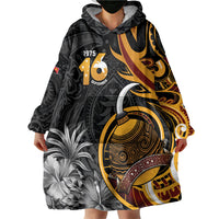 Personalised Papua New Guinea Wearable Blanket Hoodie Happy Independence Day LT05 - Polynesian Pride