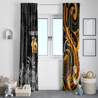 Personalised Papua New Guinea Window Curtain Happy Independence Day LT05 - Polynesian Pride