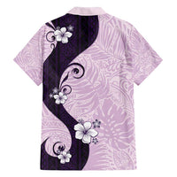 Polynesia Hibiscus Family Matching Summer Maxi Dress and Hawaiian Shirt Thistle Curve Motif - Polynesian Pride