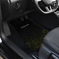 Personalised Aloha Hawaii Kahili Car Mats Kanaka Maoli With Kakau Pattern