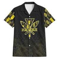 Personalised Aloha Hawaii Kahili Hawaiian Shirt Kanaka Maoli With Kakau Pattern