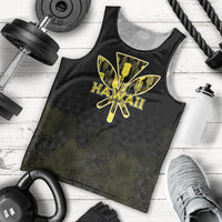 Personalised Aloha Hawaii Kahili Men Tank Top Kanaka Maoli With Kakau Pattern