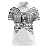 Philippines Igorot Tribal Inspired Women Polo Shirt White Version