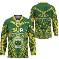 Samoa SUP Hockey Jersey Samoan Coat Of Arms - Polynesian Pride