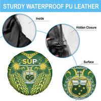 Samoa SUP Spare Tire Cover Samoan Coat Of Arms - Polynesian Pride