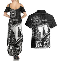 Personalized Hawaii Makahiki Season Couples Matching Summer Maxi Dress and Hawaiian Shirt Akua Loa Polynesian Pattern LT05 - Polynesian Pride