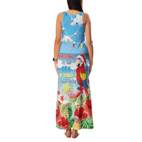 Hawaii Christmas Family Matching Tank Maxi Dress and Hawaiian Shirt Funny Macaw Parrot Tropical Vibe LT05 - Polynesian Pride
