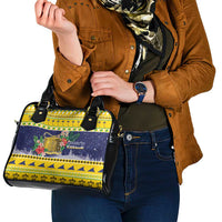 Tokelau Christmas Shoulder Handbag Tokelauan Badge Manuia Te Kilihimahi