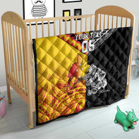New Zealand And Papua New Guinea Rugby Custom Quilt Maori Kiwi With Bird of Paradise LT05 - Polynesian Pride