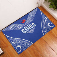 Fetu Samoa Rugby Rubber Doormat Go Champions