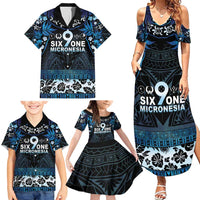Micronesia FSM 691 Family Matching Summer Maxi Dress and Hawaiian Shirt Respect Culture LT05 - Polynesian Pride