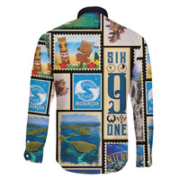 FSM Micronesia Culture Family Matching Tank Maxi Dress and Hawaiian Shirt