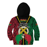 Vanuatu 46th Independence Day Kid Hoodie Long God Yumi Stanap Wild Boar LT05 - Polynesian Pride