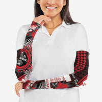 Personalized Hawaii Lahainaluna High School Arm Sleeves Tribal Tattoo With Hibiscus Flowers