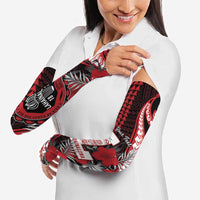 Personalized Hawaii Lahainaluna High School Arm Sleeves Tribal Tattoo With Hibiscus Flowers
