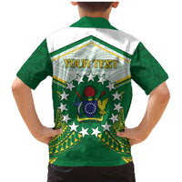 Personalised Cook Islands Ra o te Ui Ariki Family Matching Mermaid Dress and Hawaiian Shirt Polynesian Pattern