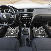 Black Philippines Sun Star Car Mats Igorot Tribal Inspiration
