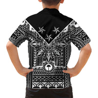 Black Philippines Sun Star Family Matching Puletasi and Hawaiian Shirt Igorot Tribal Inspiration LT05 - Polynesian Pride
