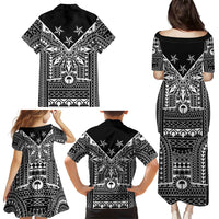 Black Philippines Sun Star Family Matching Puletasi and Hawaiian Shirt Igorot Tribal Inspiration LT05 - Polynesian Pride
