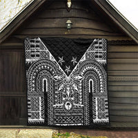 Black Philippines Sun Star Quilt Igorot Tribal Inspiration