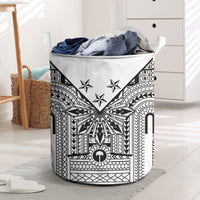 White Philippines Sun Star Laundry Basket Igorot Tribal Inspiration