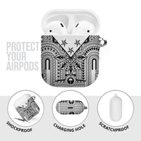 White Philippines Sun Star AirPods Case Igorot Tribal Inspiration