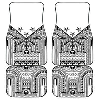 White Philippines Sun Star Car Mats Igorot Tribal Inspiration