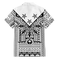 White Philippines Sun Star Family Matching Puletasi and Hawaiian Shirt Igorot Tribal Inspiration