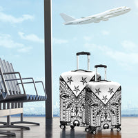 White Philippines Sun Star Luggage Cover Igorot Tribal Inspiration