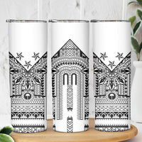 White Philippines Sun Star Skinny Tumbler Igorot Tribal Inspiration