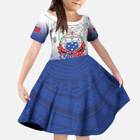 Custom Samoa Rugby 2024 Pacific Family Matching Long Sleeve Bodycon Dress and Hawaiian Shirt Go Manu Samoa