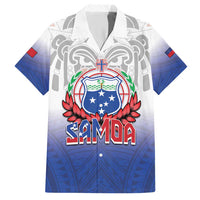 Custom Samoa Rugby 2024 Pacific Family Matching Short Sleeve Bodycon Dress and Hawaiian Shirt Go Manu Samoa