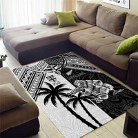 New Zealand And Fiji Rugby 2024 Area Rug Maori Kiwi With Fijian Palm Tree LT05 - Polynesian Pride