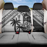 New Zealand And Fiji Rugby 2024 Back Car Seat Cover Maori Kiwi With Fijian Palm Tree LT05 One Size Black - Polynesian Pride