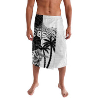 Custom New Zealand And Fiji Rugby 2024 Lavalava Maori Kiwi With Fijian Palm Tree LT05 Black - Polynesian Pride