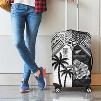 New Zealand And Fiji Rugby 2024 Luggage Cover Maori Kiwi With Fijian Palm Tree LT05 - Polynesian Pride