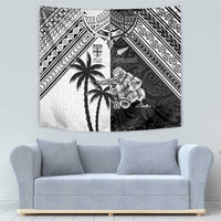 New Zealand And Fiji Rugby 2024 Tapestry Maori Kiwi With Fijian Palm Tree LT05 - Polynesian Pride