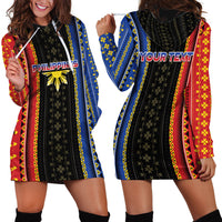 Personalised Philippines Filipinos Hoodie Dress Igorot Tribal Inspiration Pattern Style