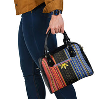 Philippines Filipinos Shoulder Handbag Igorot Tribal Inspiration Pattern Style