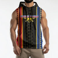 Personalised Philippines Filipinos Sleeveless Zip Hoodie Igorot Tribal Inspiration Pattern Style