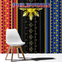 Philippines Filipinos Window Curtain Igorot Tribal Inspiration Pattern Style