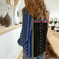 Personalised Philippines Filipinos Women Casual Shirt Igorot Tribal Inspiration Pattern Style