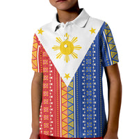 Philippines Sun Kid Polo Shirt Igorot Tribal Inspiration