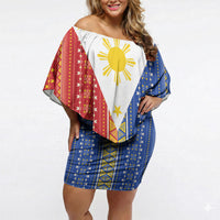 Philippines Sun Off Shoulder Short Dress Igorot Tribal Inspiration