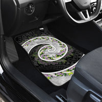 Piko Hawaii Car Mats Polynesian Pattern With Maile Pikake Honohono Lei