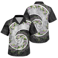 Piko Hawaii Family Matching Summer Maxi Dress and Hawaiian Shirt Polynesian Pattern With Maile Pikake Honohono Lei