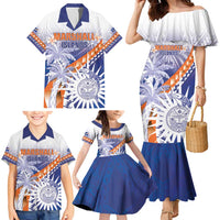 Personalised Marshall Islands Manit Day Family Matching Mermaid Dress and Hawaiian Shirt Polynesian Tribal Tattoo Tropical Style LT05 - Polynesian Pride